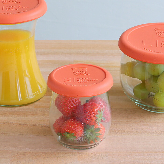 ウェック　シリコンキャップ　オレンジ　S　/　WECK