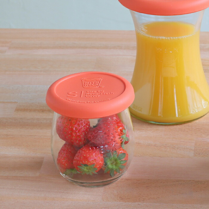 ウェック　シリコンキャップ　オレンジ　S　/　WECK