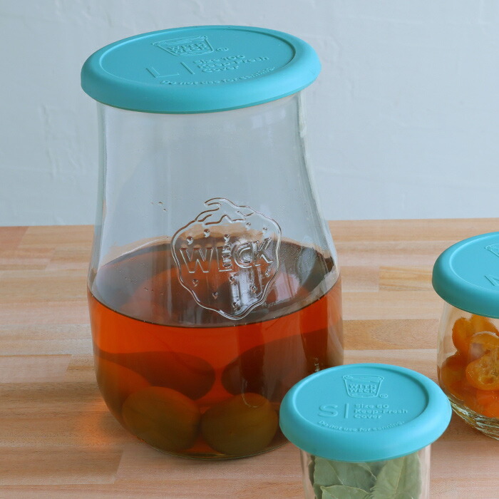 ウェック　シリコンキャップ　アンティークグリーン　L　/　WECK