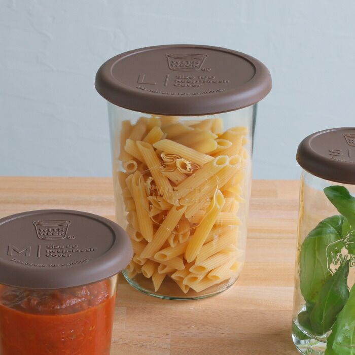 ウェック　シリコンキャップ　ダークブラウン　L　/　WECK