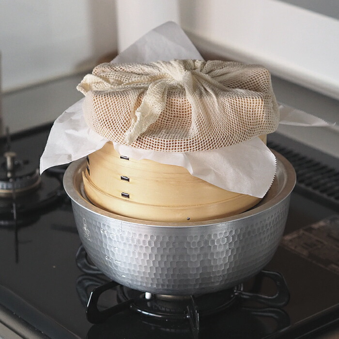 山一　蒸し布　M　40×40cm