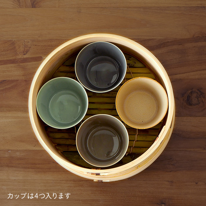 山一　特級和せいろ　24cm　井桁桟　身＆蓋セット